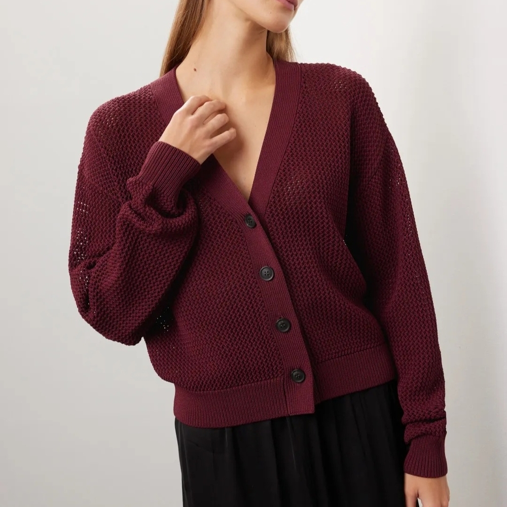 JASON WU Ballon  Knit Cardigan